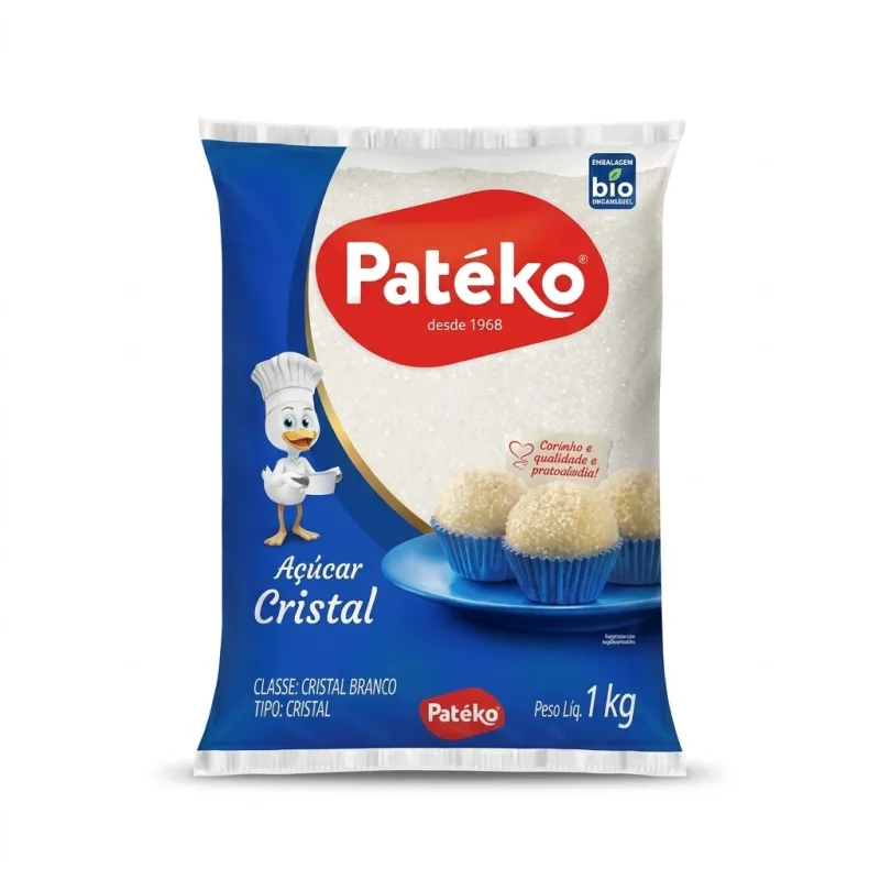 Azúcar cristal Pateko 1kg.