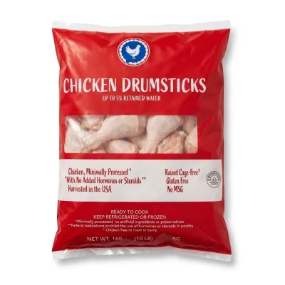 Muslos de pollo 10 libras.